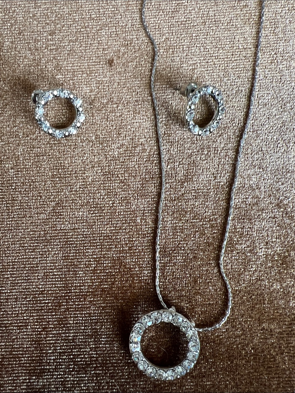 Necklace and earrings